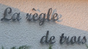 la regle de trois